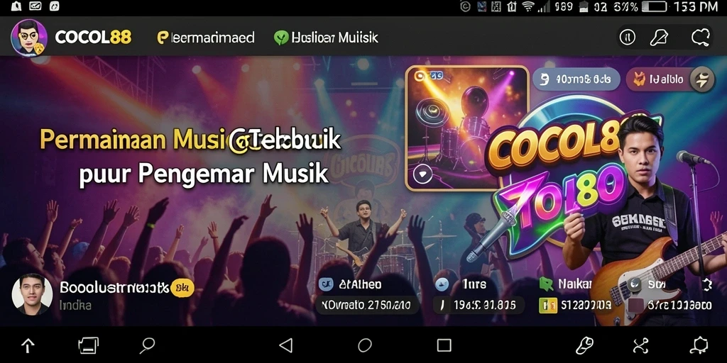 Tampilkan gameplay menyenangkan dalam COCOL88 dengan banyak musik.