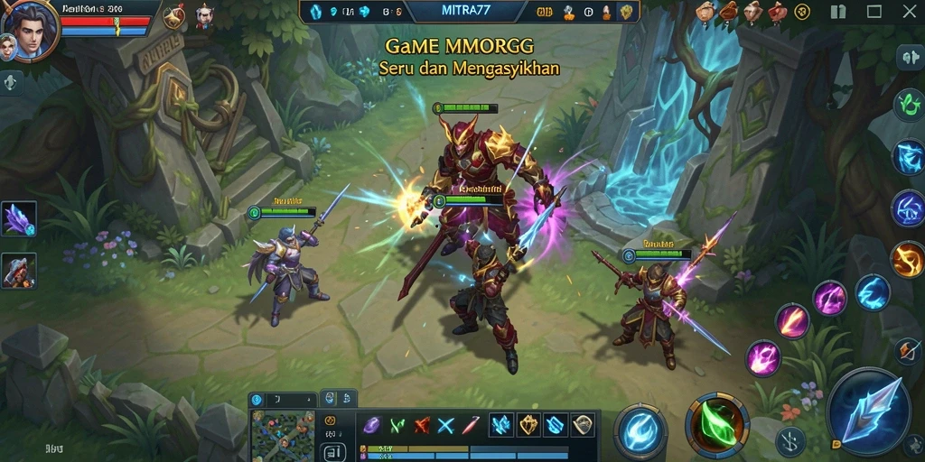 Tampilkan gameplay seru dari petualangan di MITRA77.