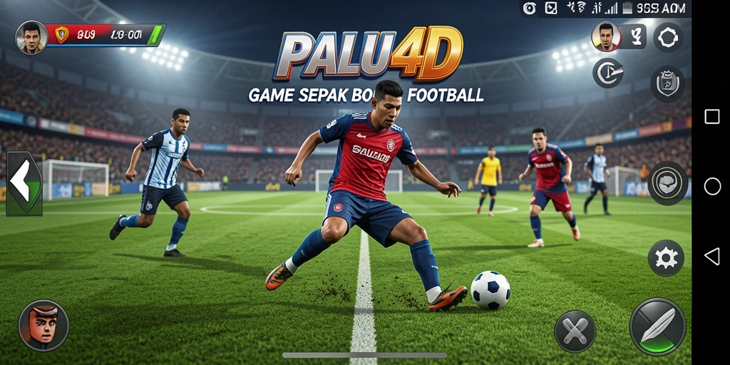 Tampilan seru gameplay sepak bola di PALU4D