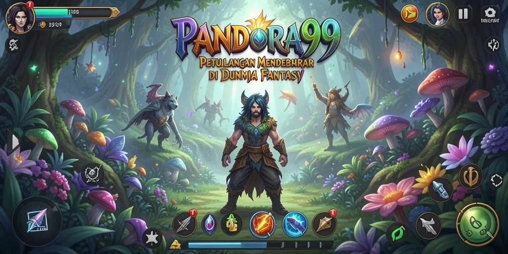 Tampilan gameplay PANDORA99 yang menegangkan dan penuh petualangan.