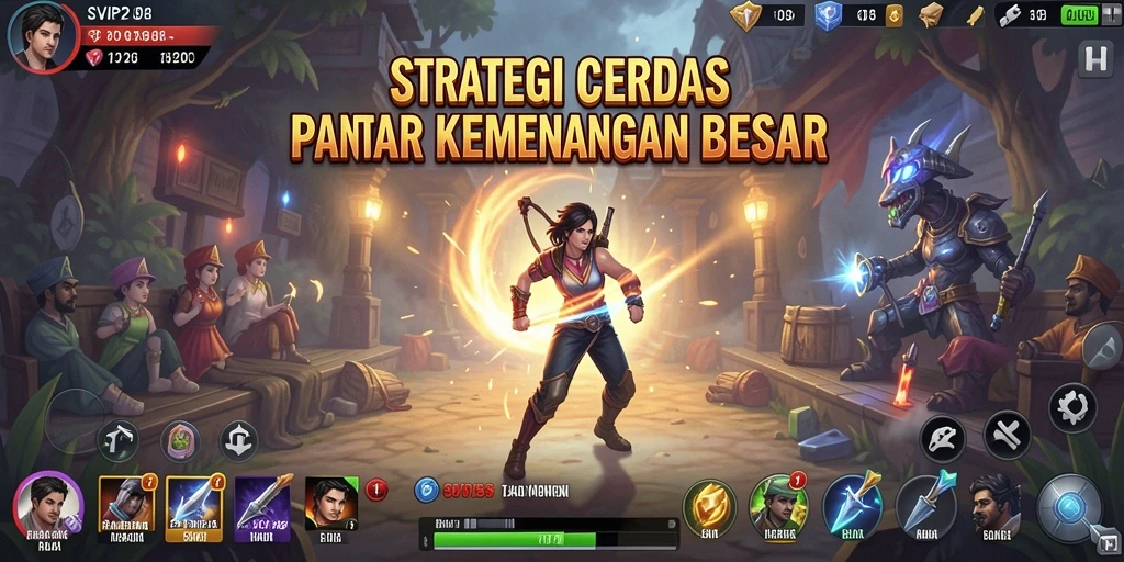 Tangkapan layar gameplay <strong>SVIP2</strong> menunjukkan pertempuran strategi yang intens.